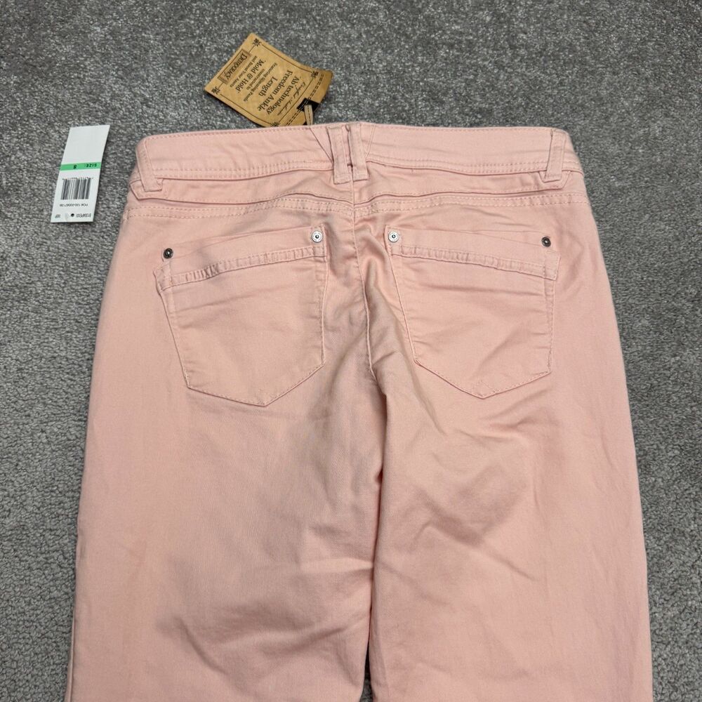 Democracy Ab Technology Freedom Ankle Denim Jeans Womens 8 Pink Stretch NWT - Picture 3 of 16